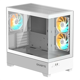 GIGABYTE C201 PANORAMIC ICE Midi Tower Transpar. Bílá