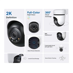 Tapo C510W Outdoor Pan Tilt Security WiFi Camera