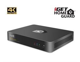 iGET HGNVK88504 - Kamerový UltraHD 4K PoE set, 8CH NVR + 4x IP 4K kamera, zvuk, SMART W M Andr iOS