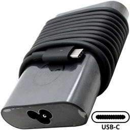 Napájecí adaptér 65W 5V 9V 15V 20V, USB-C, originál DELL GJJYR V2TJ7 2YK0F CJG9W 450-AGOB