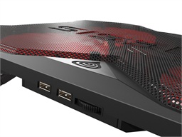 Chladící podložka pro NB Genesis OXID 260, LED, 15,6-17,3" 4xvětrák, 2xUSB