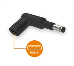 Aligator USB-C napájecí redukce 4,8 x 1,7 mm (prodloužená) pro notebooky Asus Compaq HP