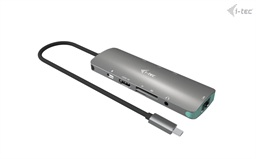 i-tec USB-C Metal Nano Docking Station 4K HDMI LAN, Power Delivery 100 W + Charger 100W (bundle)