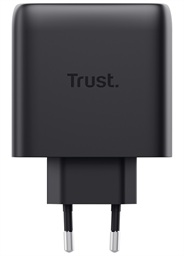 TRUST MAXO 65W 2P USB-C GAN CHARGER WHT