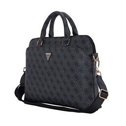 Guess PU 4G Triangle Logo Taška na Notebook 13 14 15" Black