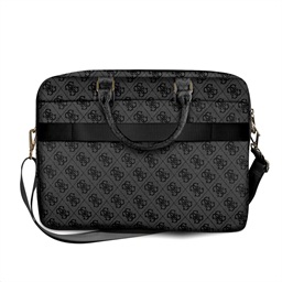 Guess PU 4G Metal Logo Taška na Notebook 15 16" Grey