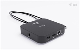 i-tec USB-C Dual HDMI Docking Station with Power Delivery 100W + i-tec Universal Charger 100W