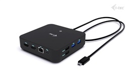 i-tec USB-C DP Dual HDMI Docking Station, Power Delivery 100W + i-tec Universal Charger 100W