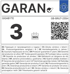 Gigabyte BRIX GB-BRU7-255H Mini U7-255H bez RAM Intel int bez OS 3R
