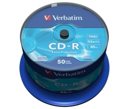 VERBATIM CD-R(50-Pack)Spindl 52x 700MB