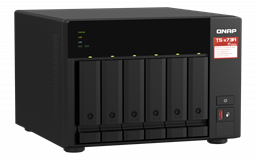 QNAP TS-673A-8G (Ryzen 2,2GHz   8GB RAM   6x SATA   2x M.2 NVMe slot   2x 2,5GbE   2x PCIe   4x USB)