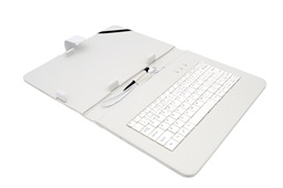 AIREN AiTab Leather Case 4 with USB Keyboard 10" WHITE (CZ SK DE UK US.. layout)