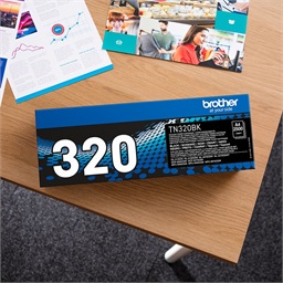 Brother TN-320BK, toner černý, 2 500 str.