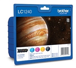 LC-1240VALBP (inkoust multipack-černá+tři barvy)