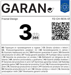 Fractal Design židle Refine Alcantara Dark
