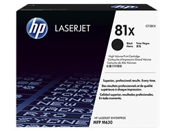 HP 81X tisková kazeta černá velká, CF281X