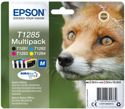 Multipack CMYK Ink Cartridge (T1285)
