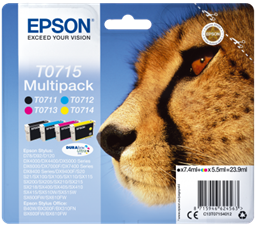 Epson Multipack 4-colours T0715 DURABrite UltraInk