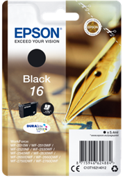 Epson Singlepack Black 16 DURABrite Ultra Ink