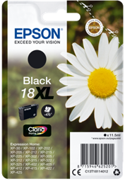 Epson Singlepack Black 18XL Claria Home Ink