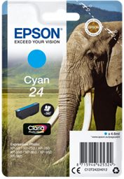 Epson Singlepack Cyan 24 Claria Photo HD Ink