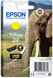 Epson Singlepack Yellow 24 Claria Photo HD Ink
