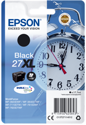 Epson Singlepack Black 27XL DURABrite Ultra Ink
