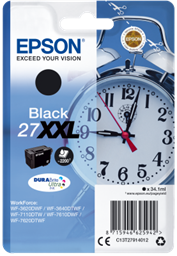 Epson Singlepack Black 27XXL DURABrite Ultra Ink