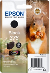 Epson Singlepack Black 378 Claria Photo HD Ink