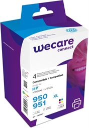 WECARE ARMOR ink sada kompatibilní s HP C2P43AE, CMYK HC