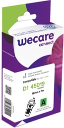WECARE ARMOR páska kompatibilní s DYMO S0720590,Black Green,12MM*7M