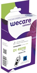 WECARE ARMOR páska kompatibilní s DYMO S0720560,Black Blue,12MM*7M
