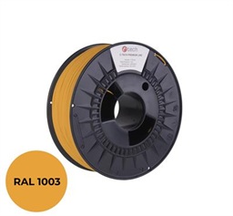 Tisková struna (filament) C-TECH PREMIUM LINE, PLA, signální žlutá, RAL1003, 1,75mm, 1kg