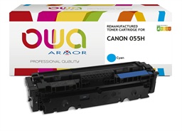 OWA Armor toner kompatibilní s Canon CRG-055H C, 5900st, modrá cyan