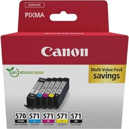 Canon PGI-570 CLI-571 PGBK C M Y BK MULTI