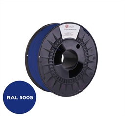 Filament C-TECH PREMIUM LINE, TPU 90A, flexibilní, signální modrá, RAL5005, 1,75mm, 1k