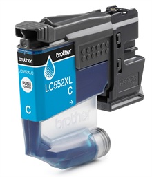 Brother LC-552XLC - inkoust azurový XL