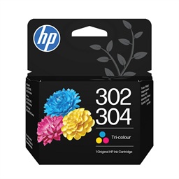 HP 302 304 Tri-color Original Ink Crtg