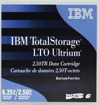 IBM LTO6 Ultrium 2,5 6,25TB