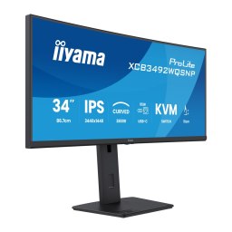 34" iiyama XCB3492WQSNP-B1:IPS,QHD,USB-C Dock,HAS