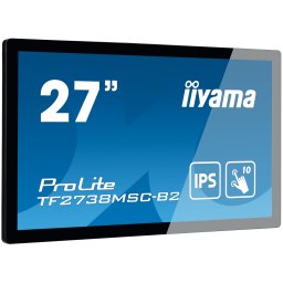 27" iiyama TF2738MSC-B2: IPS, FullHD, capacitive, 10P, 500cd m2, DP, HDMI, DVI, 16 7, IP1X, černý