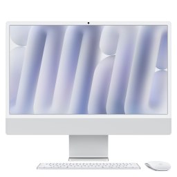 Apple iMac 24 23,5" 4480 x 2520 M4 16GB 256GB SSD M4 Sequoia Silver 1R