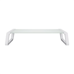 TRUST MONTA GLASS MONITOR STAND WHT