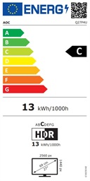 AOC Q27P4U 27" IPS QHD 120Hz 4ms Černá 5R