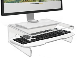 Podstavec pod monitor DESQ s výřezem na klávesnici