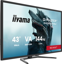 iiyama G-Master G4380UHSU-B2 42,5" VA 4K UHD 144Hz 0,3ms Černá 3R