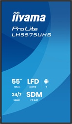 55" iiyama LH5575UHS-B2AG:IPS,4K UHD,Android,24 7