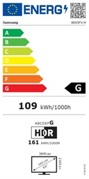 Samsung BE65FX-H 64,5" 4K UHD Černá