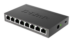D-Link DGS-108 kovový 8-port 10 100 1000 Switch