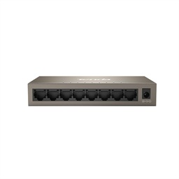 Tenda TEG1008M 8-port Gigabit Switch, 8x 10 100 1000 Mb s, Fanless, MAC 4K, napájení AC DC, i na zeď